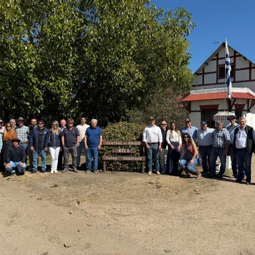 Delegación de productores de Mato Grosso visitaron Uruguay junto a NUTEX e hicieron la recorrida por la Central de Pruebas Hereford en Kiyú
