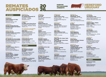 Cartelera de Remates Auspiciados 2026